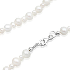 Elli 925 Sterling Silver Pearl Necklace 2004-BF-0007237-001