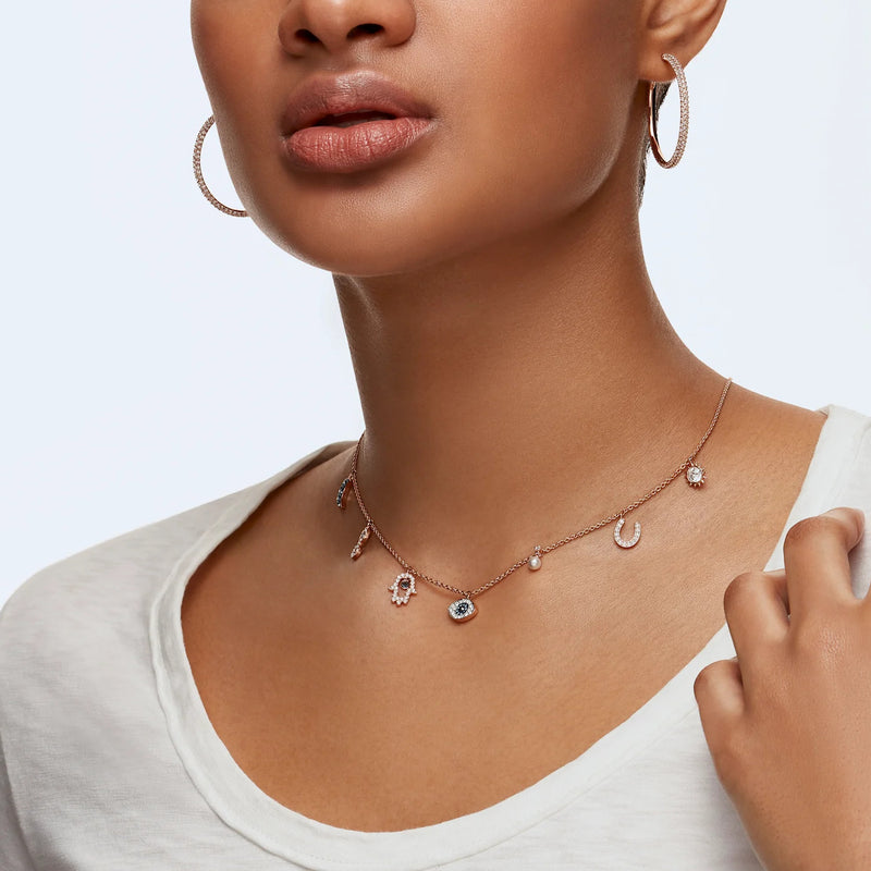 Swarovski damen Creolen Roségold 5383938-zoom-