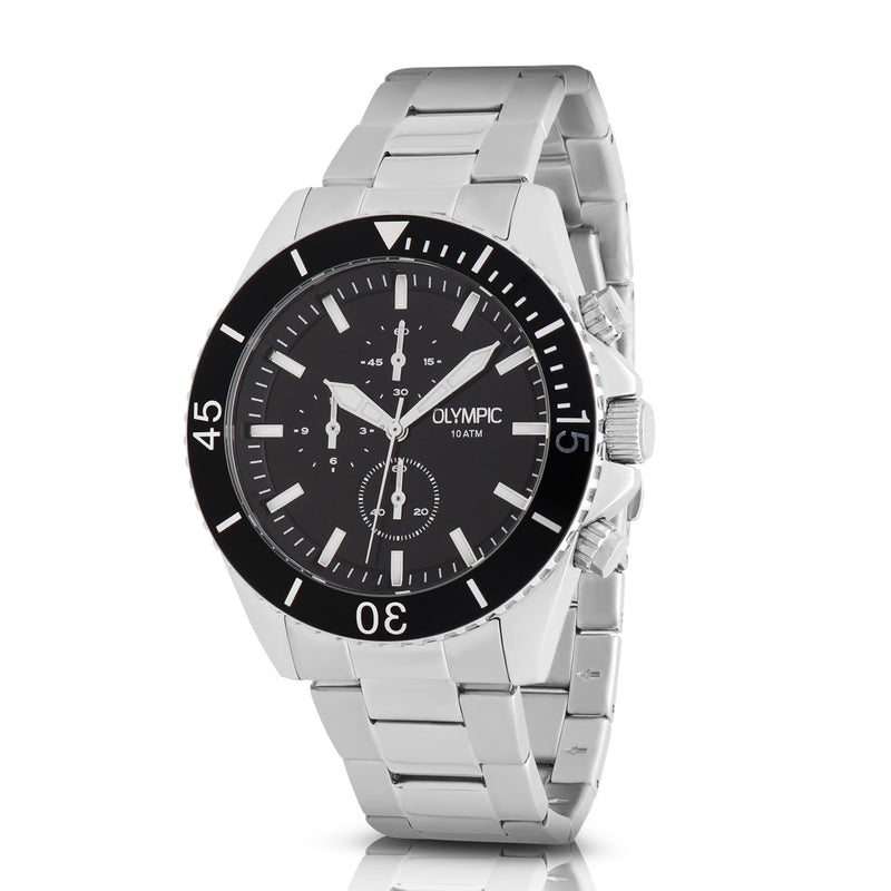 Olympic Paul herren Uhr Silber OL89HSS054-zoom-