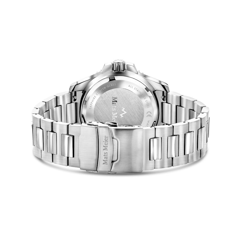 Mats Meier Ponte Dei Salti Men's Watch Silver Coloured and Brown MM00526-zoom-