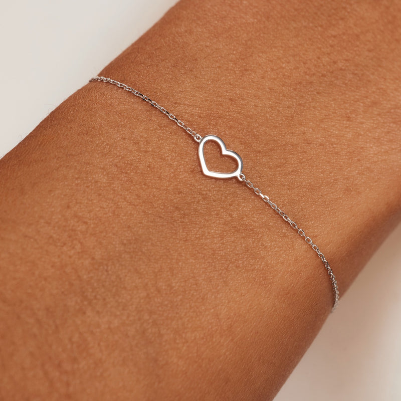 Isabel Bernard Saint Germain Amore 14 Karat | Weißgold Armband IB320052-zoom-