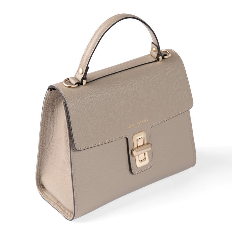 Isabel Bernard Femme Forte Simone Midi Handtasche Taupe IB21127-078-zoom-