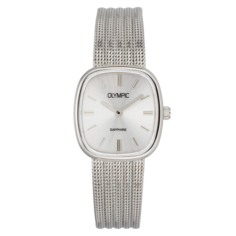 Olympic RetroChic Silver Women's Watch OL73DSS001-zoom-