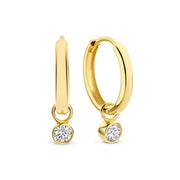 Isabel Bernard Rivoli Aélys 14 Karat | Gold Reif-Ohrringe IB360156