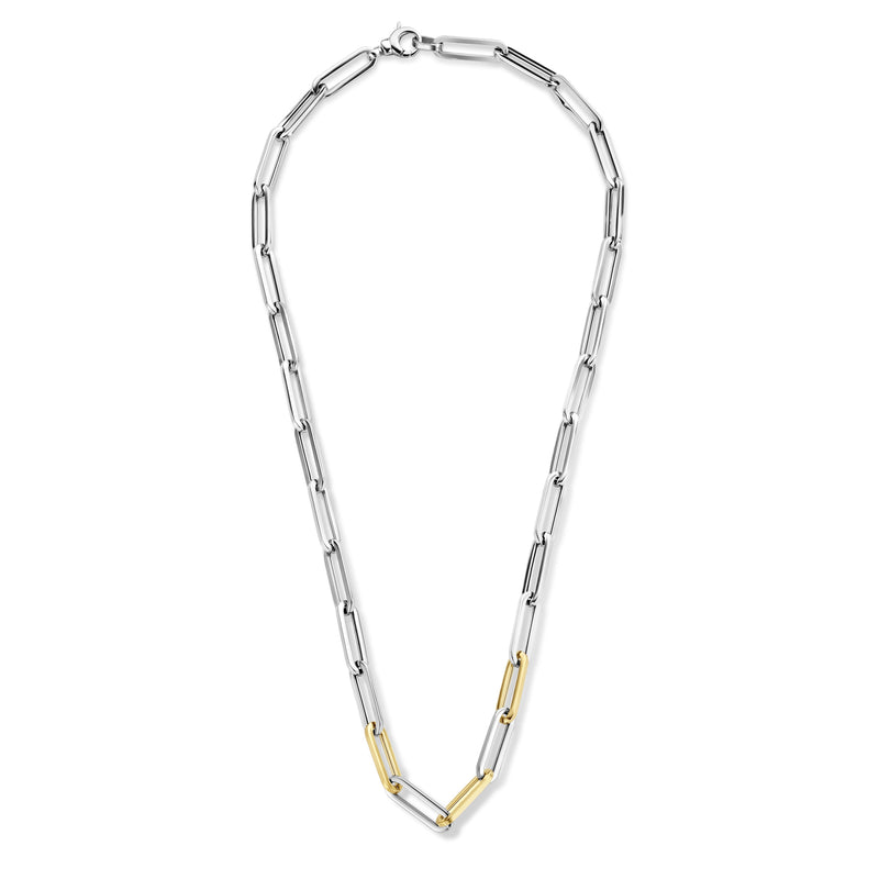 Parte Di Me 925 Sterling Zilveren met 14 Karaat Goud Bibbiena Poppi Guidi Ketting PDM32022-zoom-
