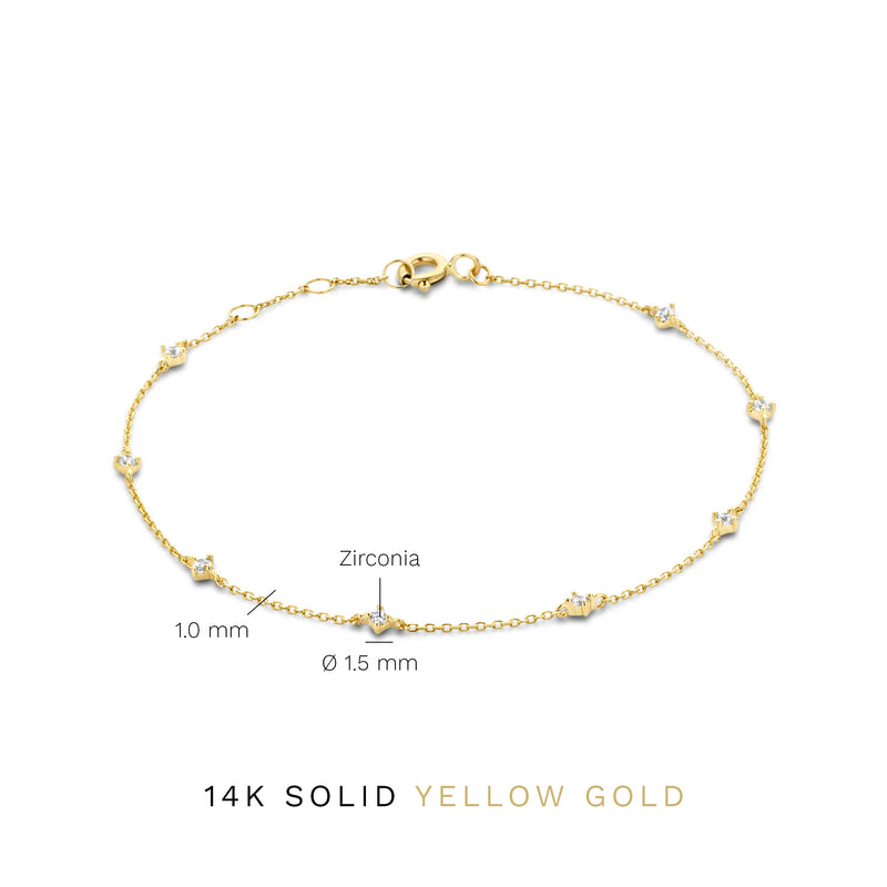 Isabel Bernard Rivoli Esmée 14 Karat | Gold Armband IB320099-zoom-