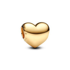 Pandora Moments 14 Karat Gold Plated Heart Charm 763439C00
