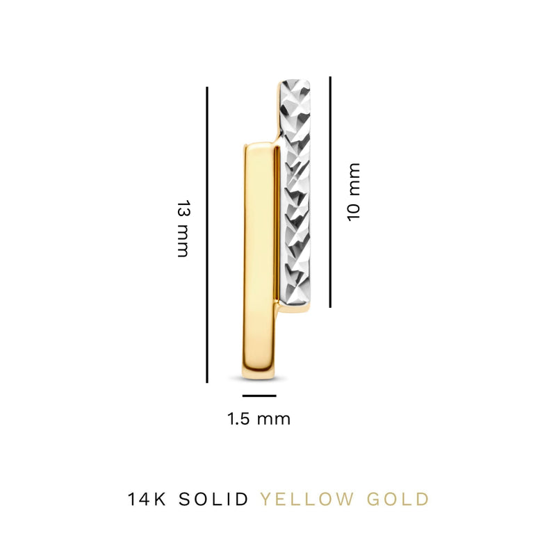 Isabel Bernard Le Marais Alice 14 Karat | Gold Ohrstecker IB360216-zoom-