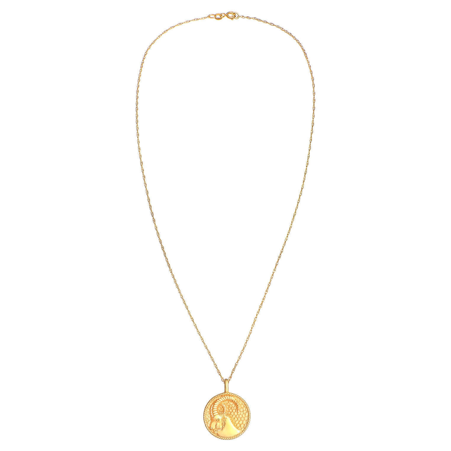 Elli 925 Sterling Silver Coin Necklace 2004-BF-0007800-001