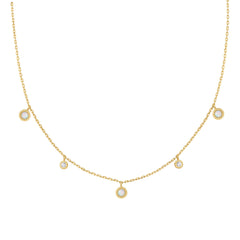 Ania Haie Sunny Sparkler Gold Coloured Kyoto Opal Station Necklace AH-N064-03G