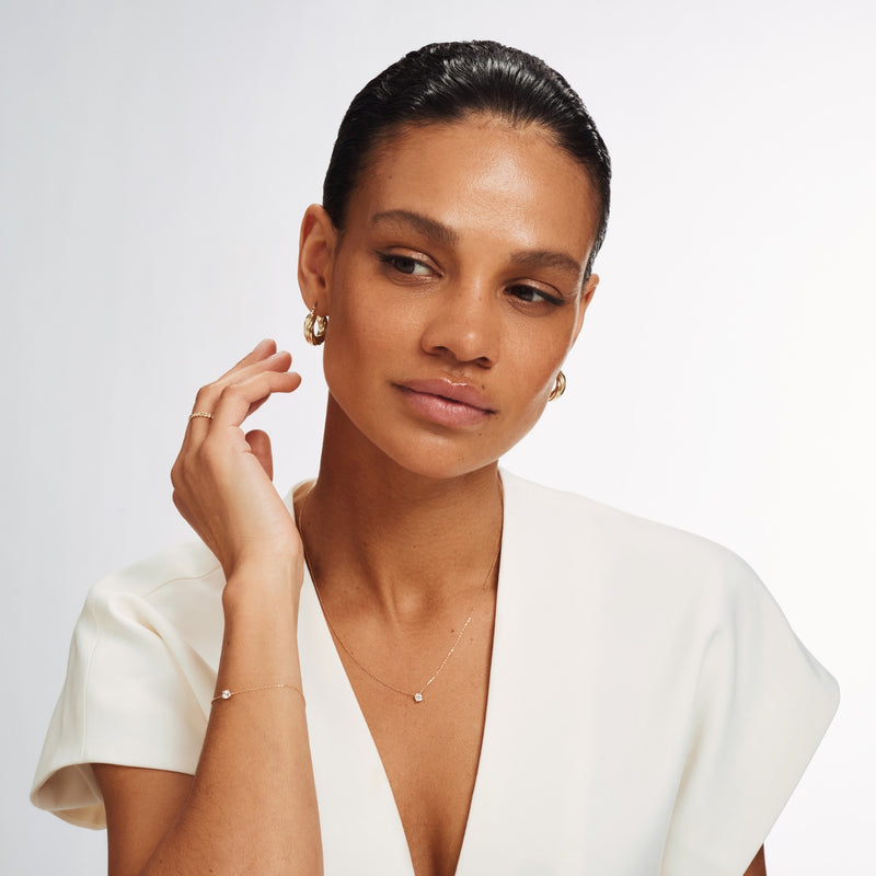 Isabel Bernard La Concorde Garance 14 Karat | Roségold Halskette IB340142-zoom-