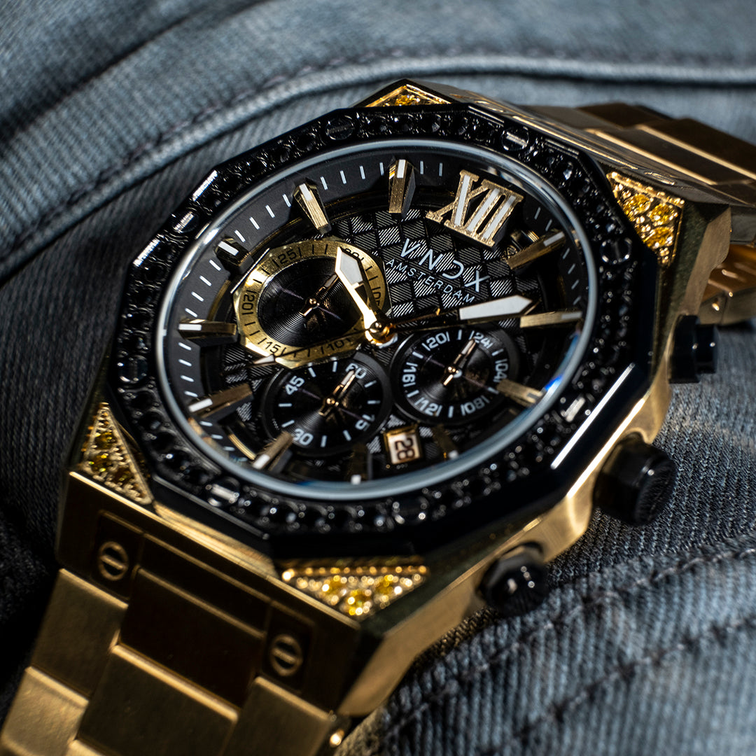 VNDX Wise Man Stones Men's Watch 2003-MD11880-01