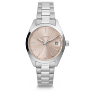 Olympic Louise Damenuhr In Silber Und Rosa OL75DSS002
