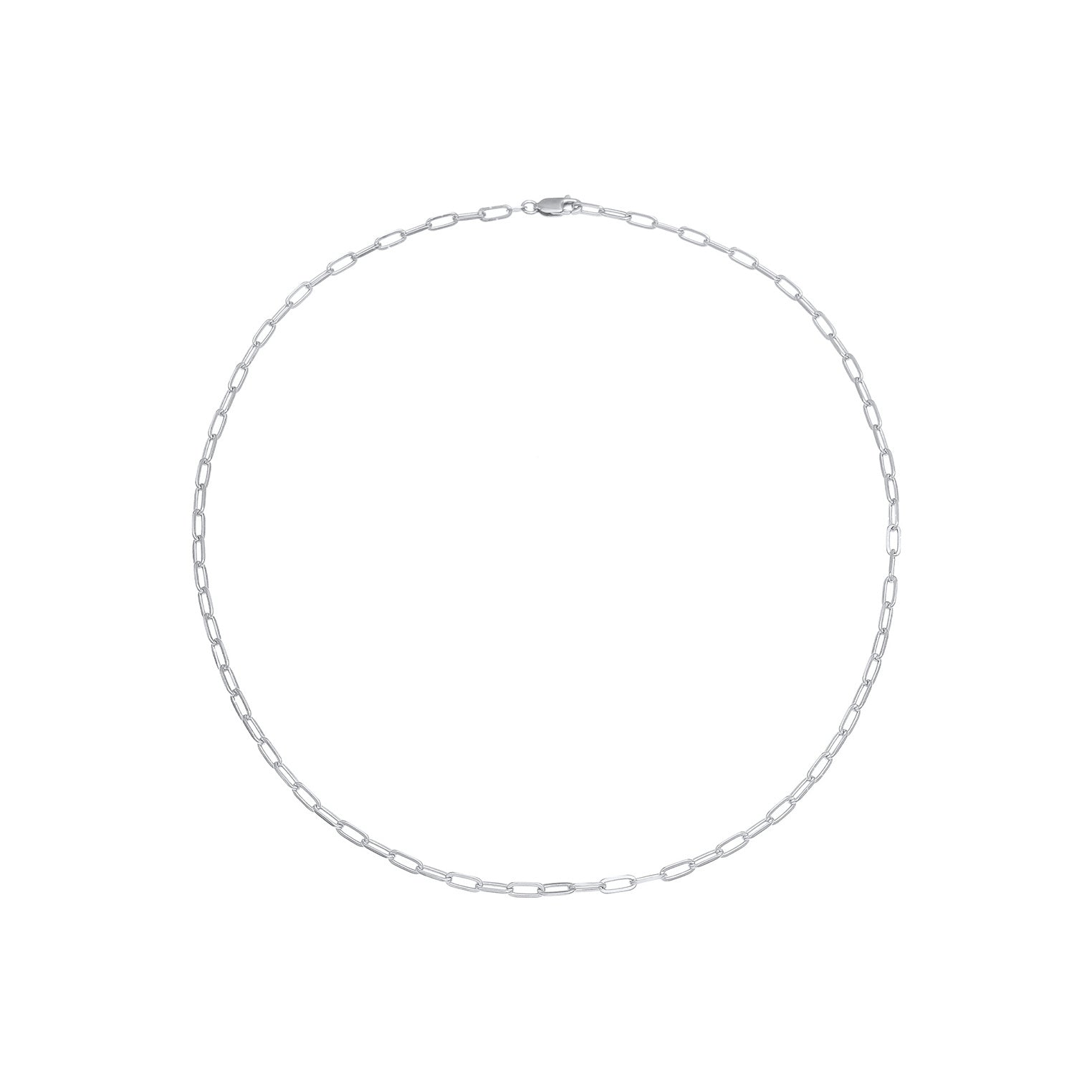 Elli 925 Sterling Silver Link Chain Necklace 2004-BF-0008178-001