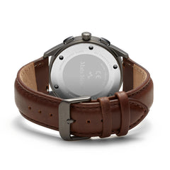 Mats Meier Mont Vélan Chrono Grijs/Brown Watch MM10005