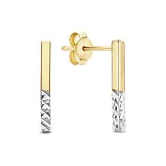 Isabel Bernard Le Marais Alice 14 Carat Golden Ear Studs IB360249