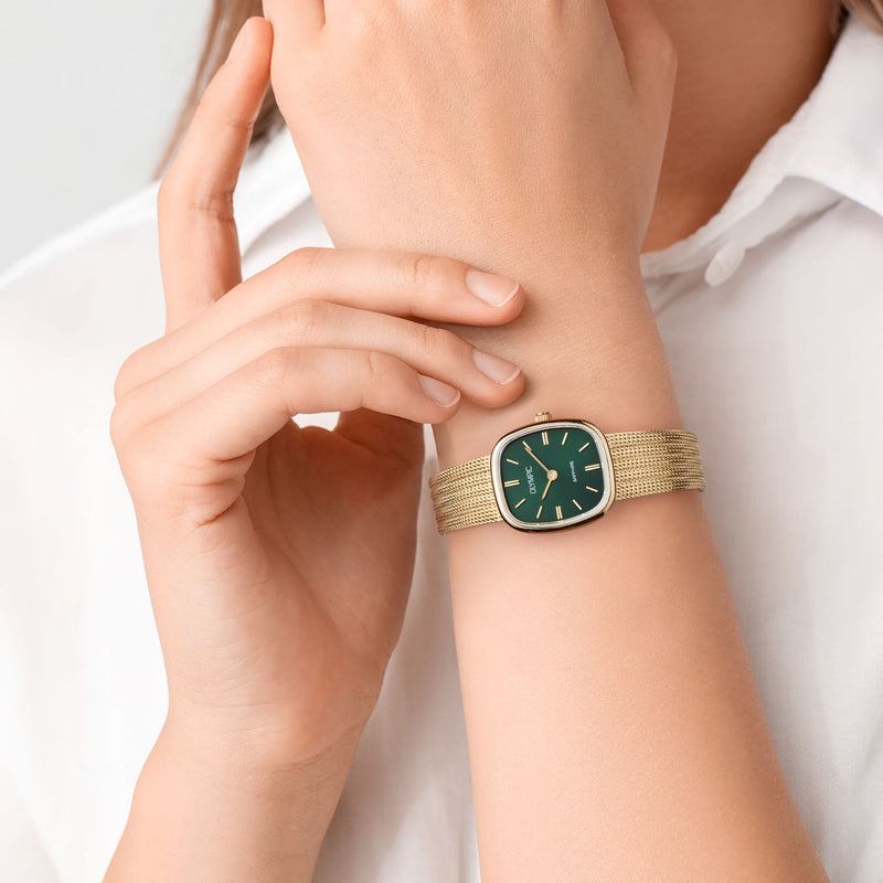 Olympic RetroChic Gold Women's Watch OL73DDS002-zoom-