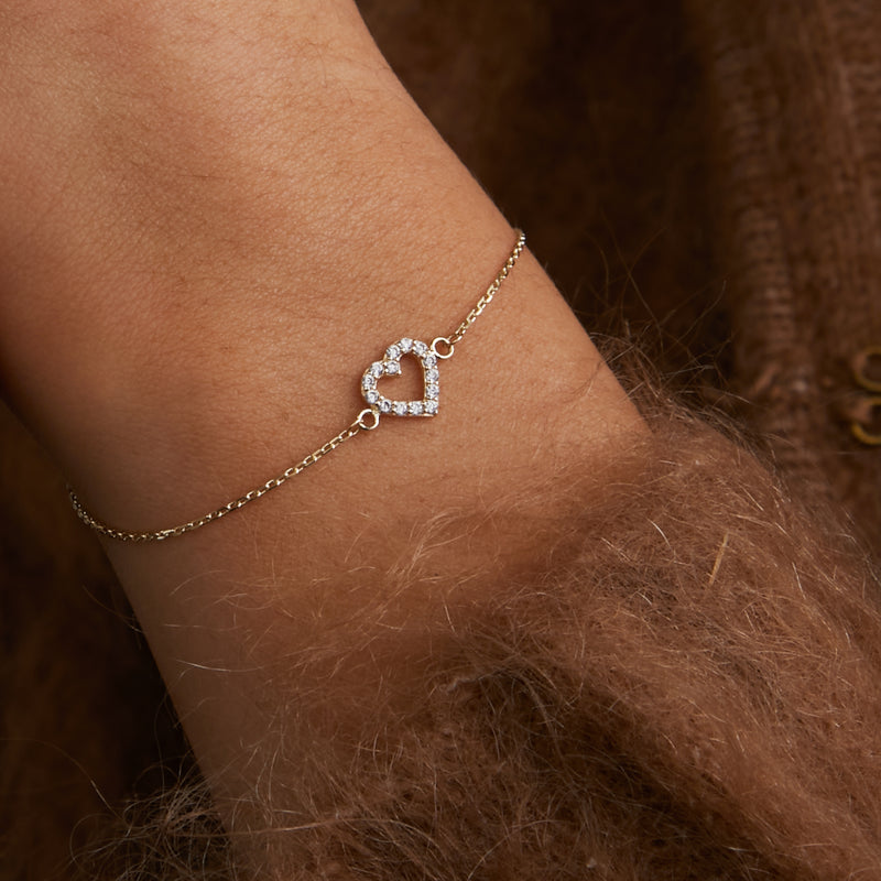 Beloro Jewels Monte Napoleone Valentina 9 karat bracelet with zirconia BO320042-zoom-