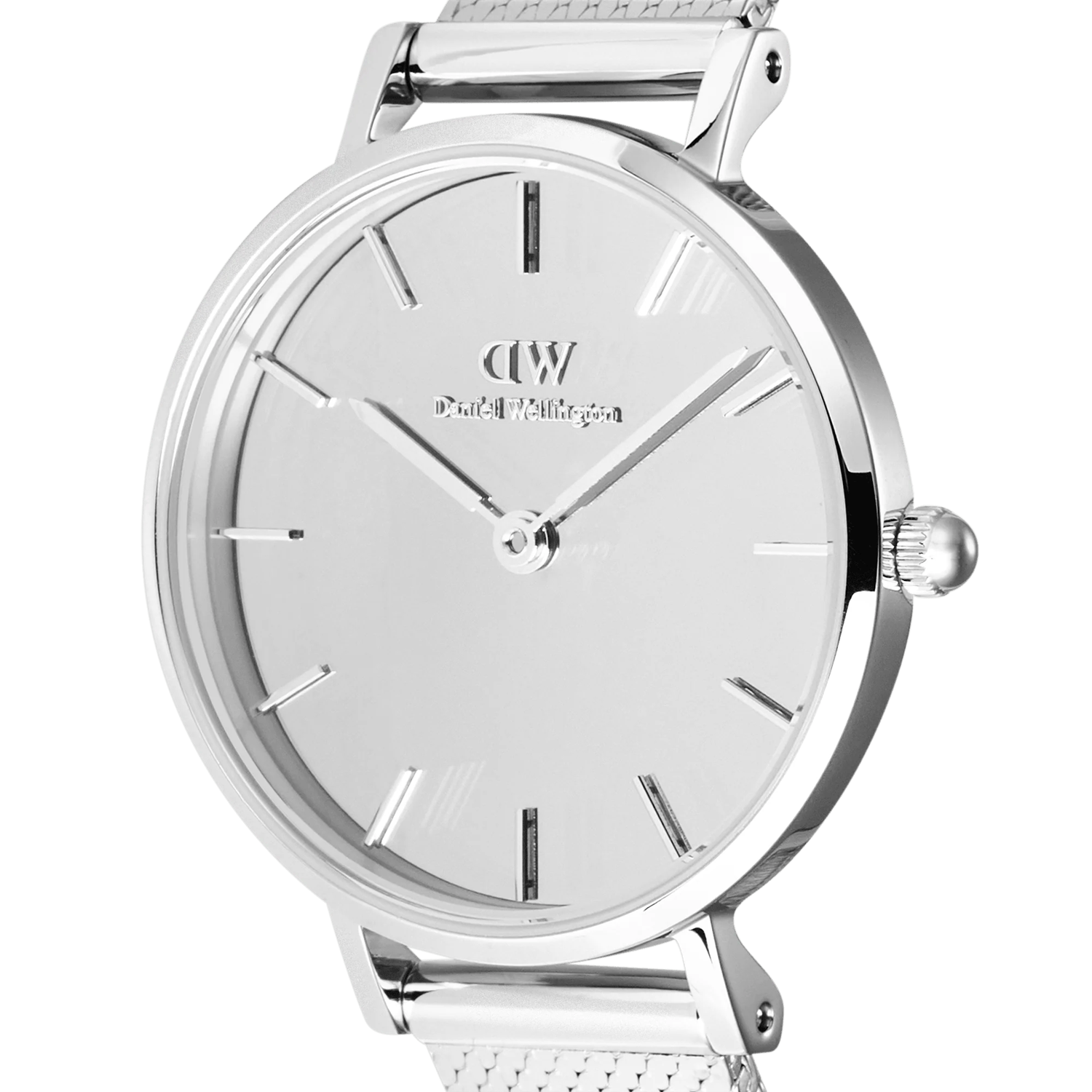 Daniel Wellington Petite&Quadro Mini Reflection Silver Women's Watch DW00100796