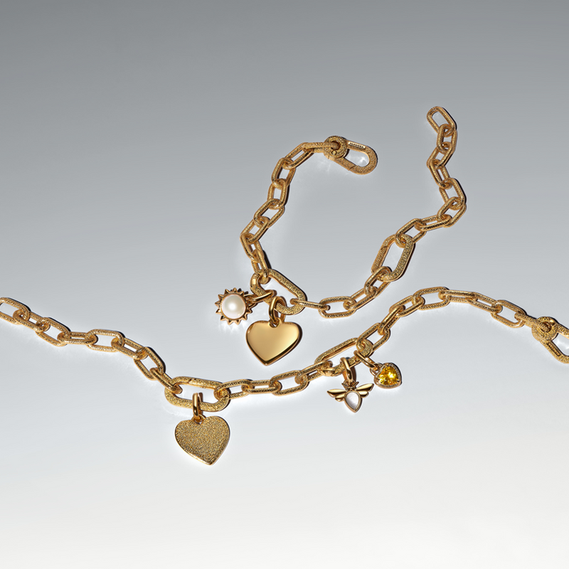 Pandora ME Gold Plated Small-Link Chain Bracelet 563829C00-4-zoom-