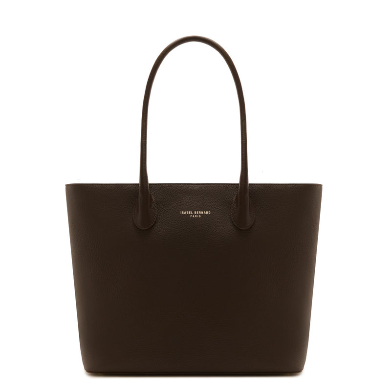 Isabel Bernard Honoré Lysanne Brauner Shopper aus Kalbsleder IB25089-zoom-