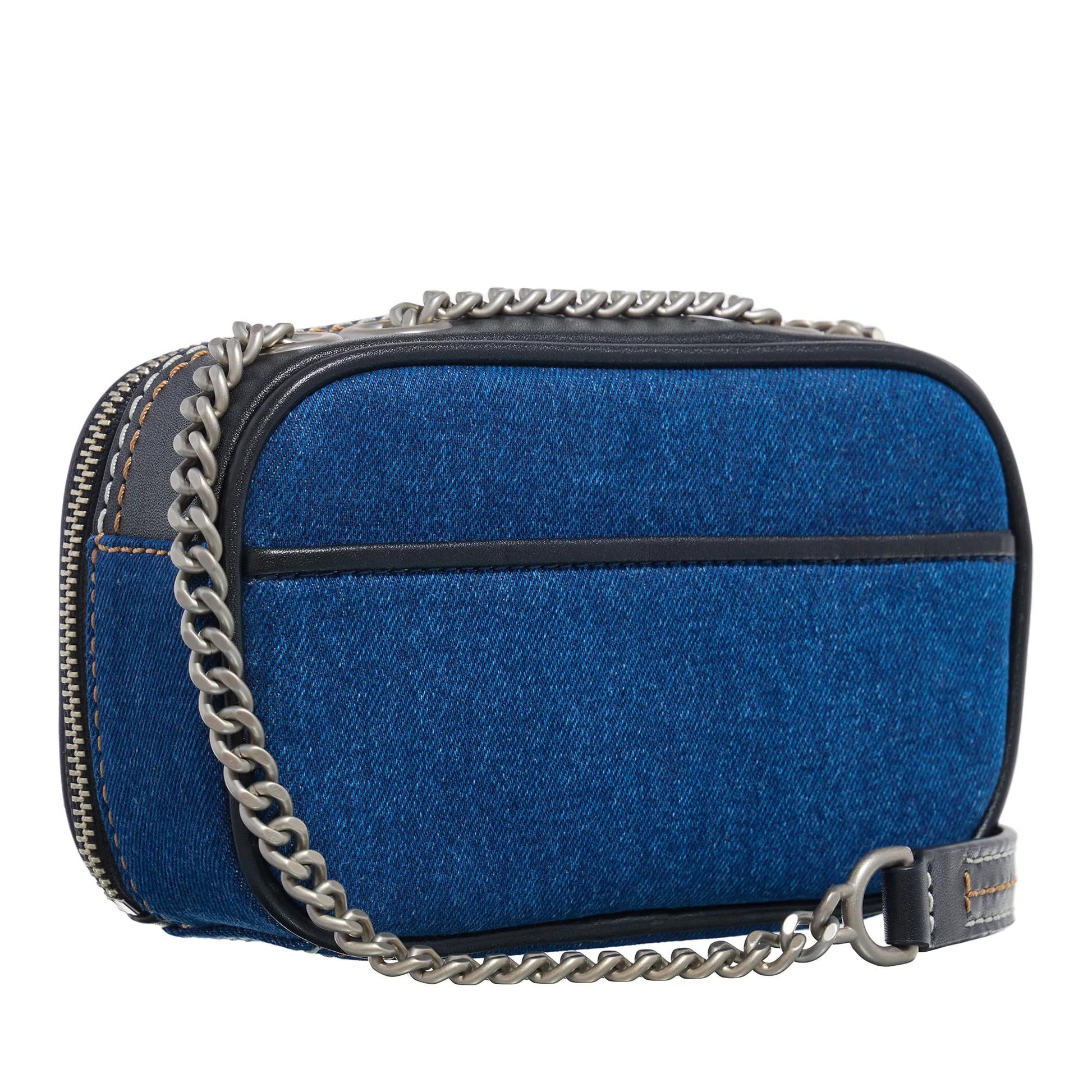 Marc Jacobs The Snapshot Blue Denim Crossbody Bag 2001-A0348867