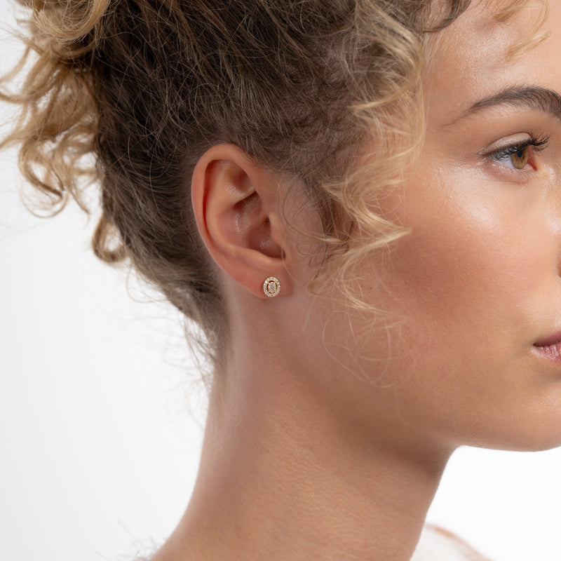 Isabel Bernard Le Marais Anne 14 Karat Gold Ohrstecker IB360292-zoom-