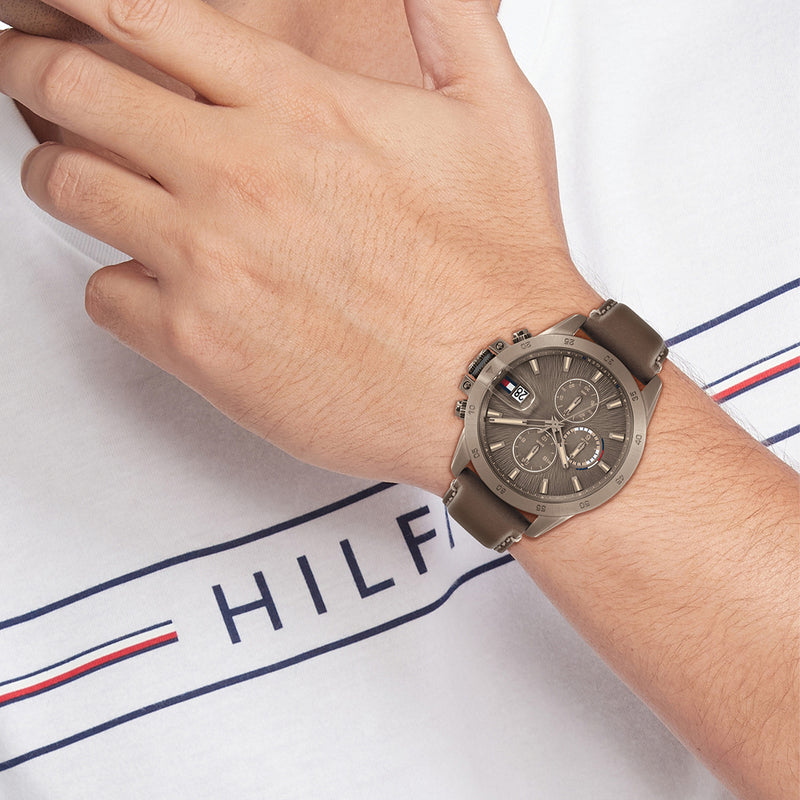 Tommy Hilfiger Jameson Braune Herrenuhr TH1792196-zoom-