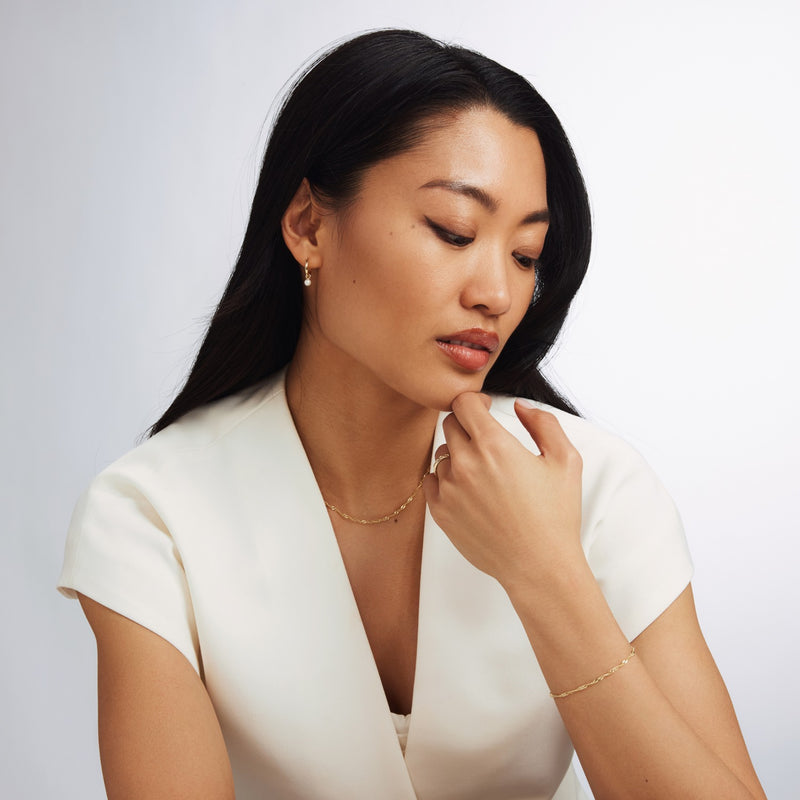 Isabel Bernard Rivoli Lilou 14 Karat | Gold Halskette IB340113-zoom-