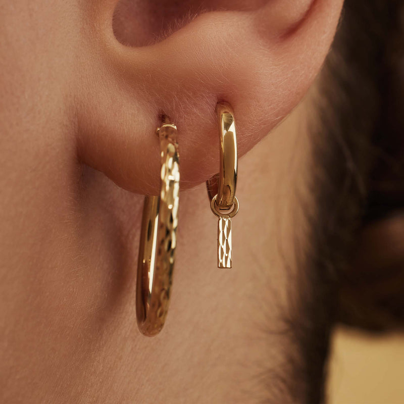 Isabel Bernard Rivoli Laura 14 Karat | Gold Reif-Ohrringe IB360150-zoom-