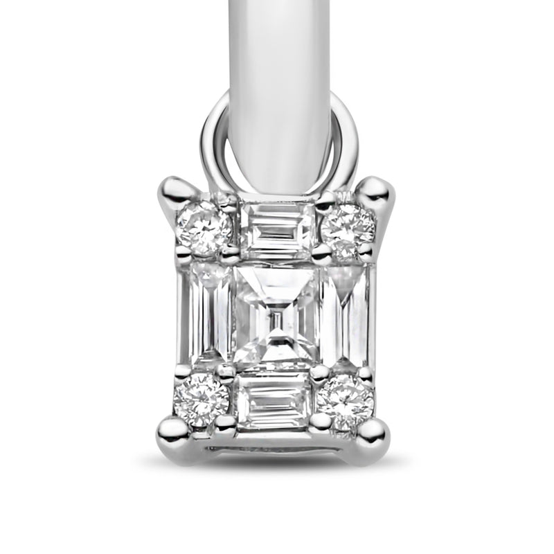 Isabel Bernard De la Paix Maxime 14 Karat Weißgoldohrrstecker mit Diamant 0.24 ct IBD360035-zoom-