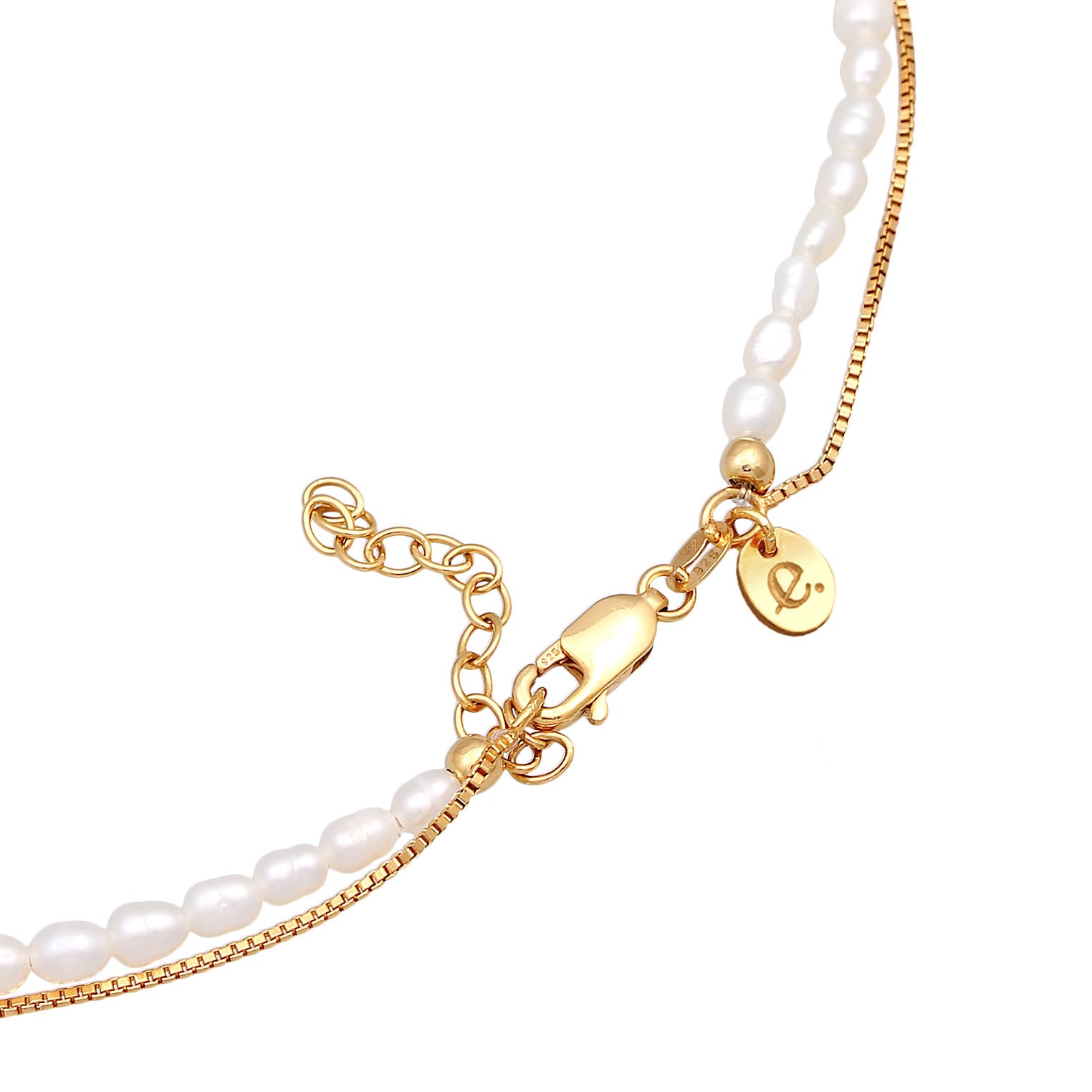 Elli 925 Sterling Silver Layered Choker 2004-BF-0007246-001