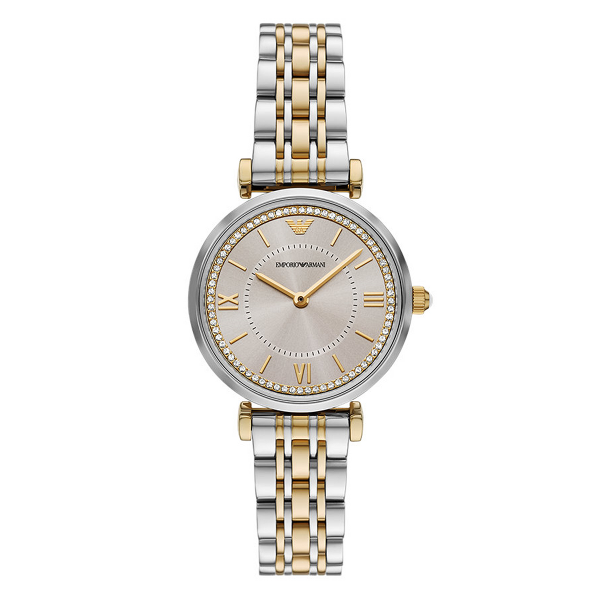 Emporio Armani Silver and Gold Women's Watch AR11702