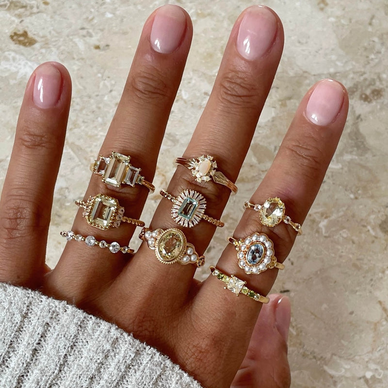 24Kae 925 Sterling Silber goldfarbener Ring 12411Y/52-zoom-