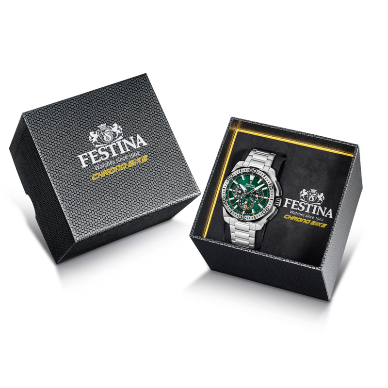 Festina Chrono Bike Grüne Herrenuhr F20724/3-zoom-