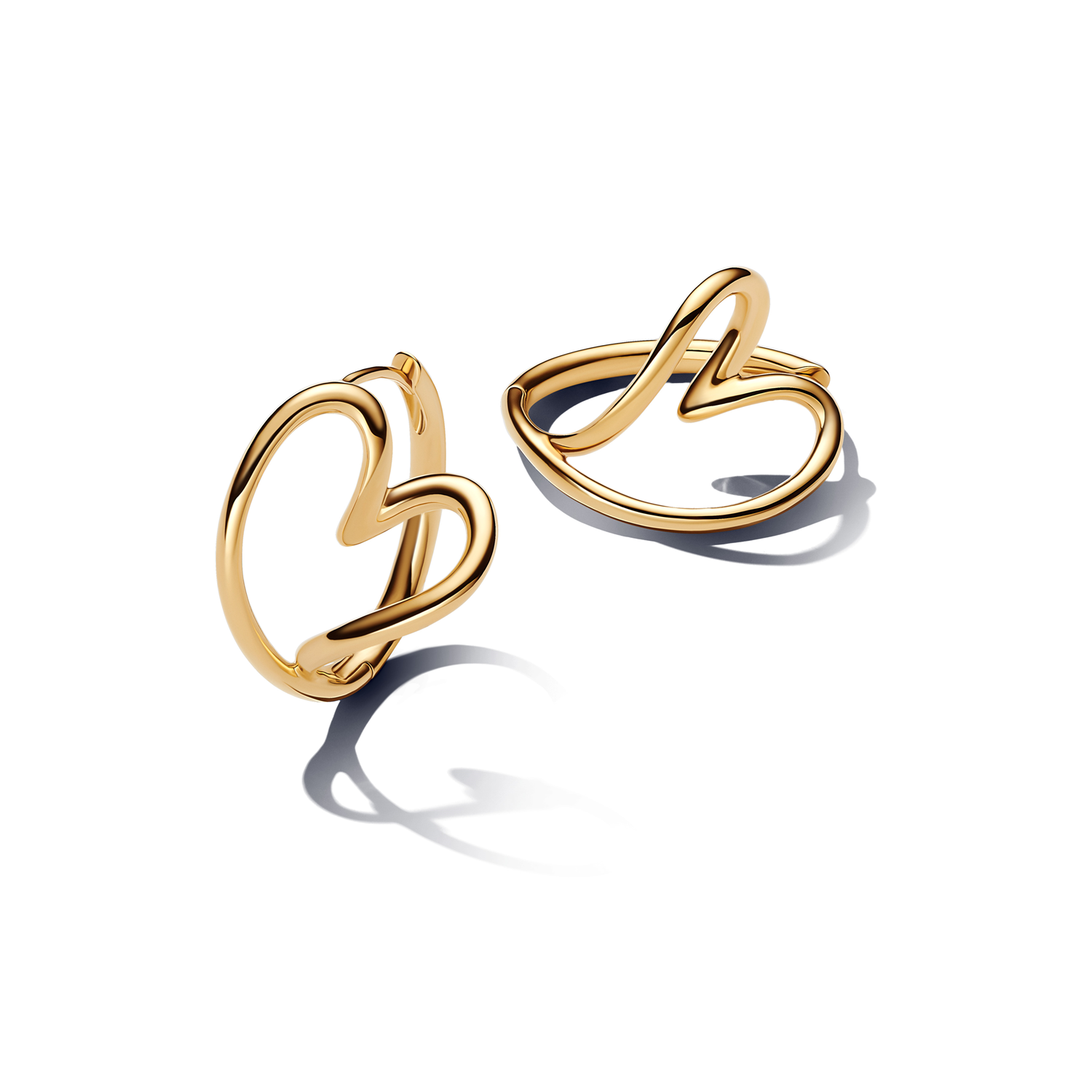 Pandora Essence Gold plated Earrings 263807C00