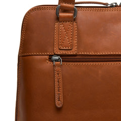 The Chesterfield Brand Belgrado Leather Cognac Shoulder Bag C48.134031