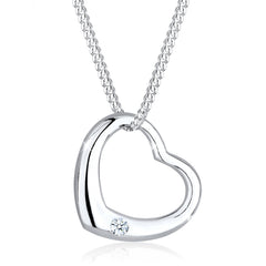 Elli 925 Sterling Silver Necklace with Diamond (0.03 ct) 2004-BF-0007553-001