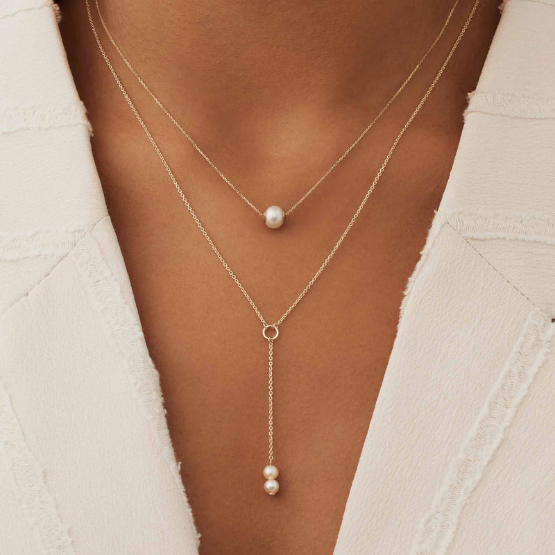 Isabel Bernard Belleville Luna 14 Karat | Gold Halskette IB340024-zoom-