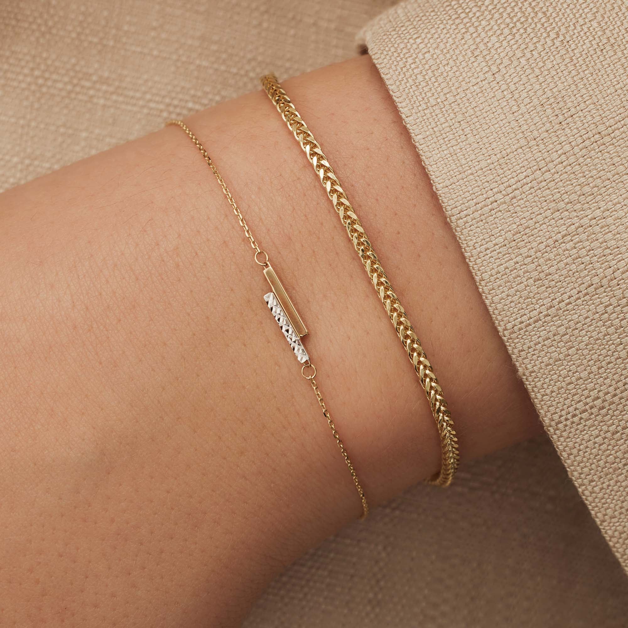 Isabel Bernard Le Marais Alice 14 Carat Golden Bracelet IB320119