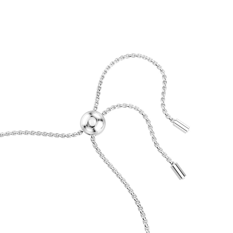 Swarovski Matrix Tennisarmband in Silberoptik mit grünen Akzenten 5758987-zoom-