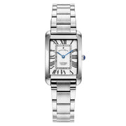 Jacques du Manoir Emily III Silberfarbene Damenarmbanduhr JWL05801