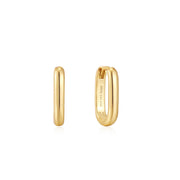 Ania Haie Pop Charms 925 Sterling Silberen Goldfarbene Ohrringe AH-E048-04G