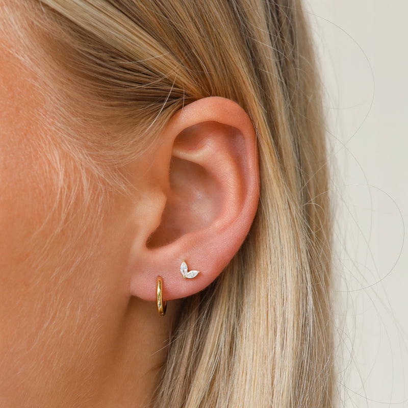 Karma 925 Sterling Silberen Goldfarbene The Fave Earparty EPV21GP-zoom-