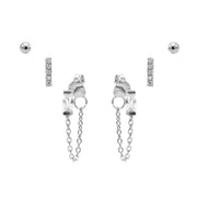 Karma damen Earparty Silber earparty-78