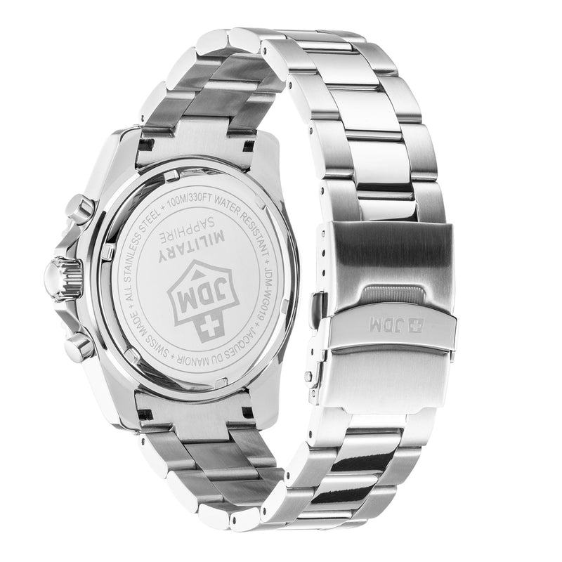 JDM Military Sierra Chrono Blaue Herrenuhr JDM-WG019-02-zoom-