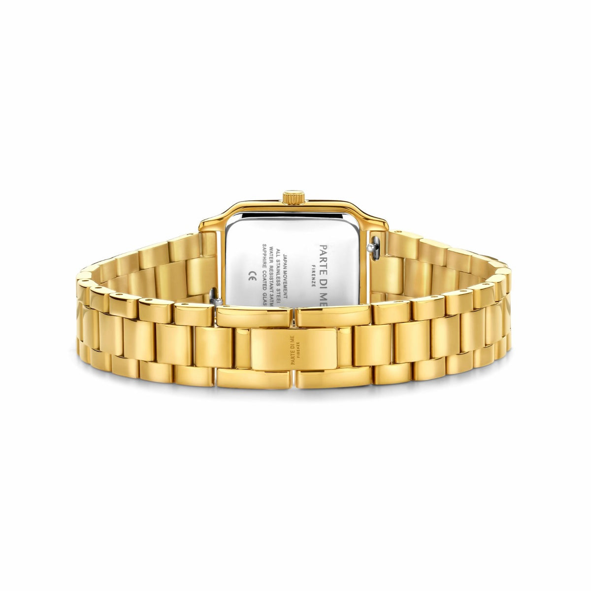 Parte di Me Orologio rectangular ladies watch gold and bordeaux PDM09037