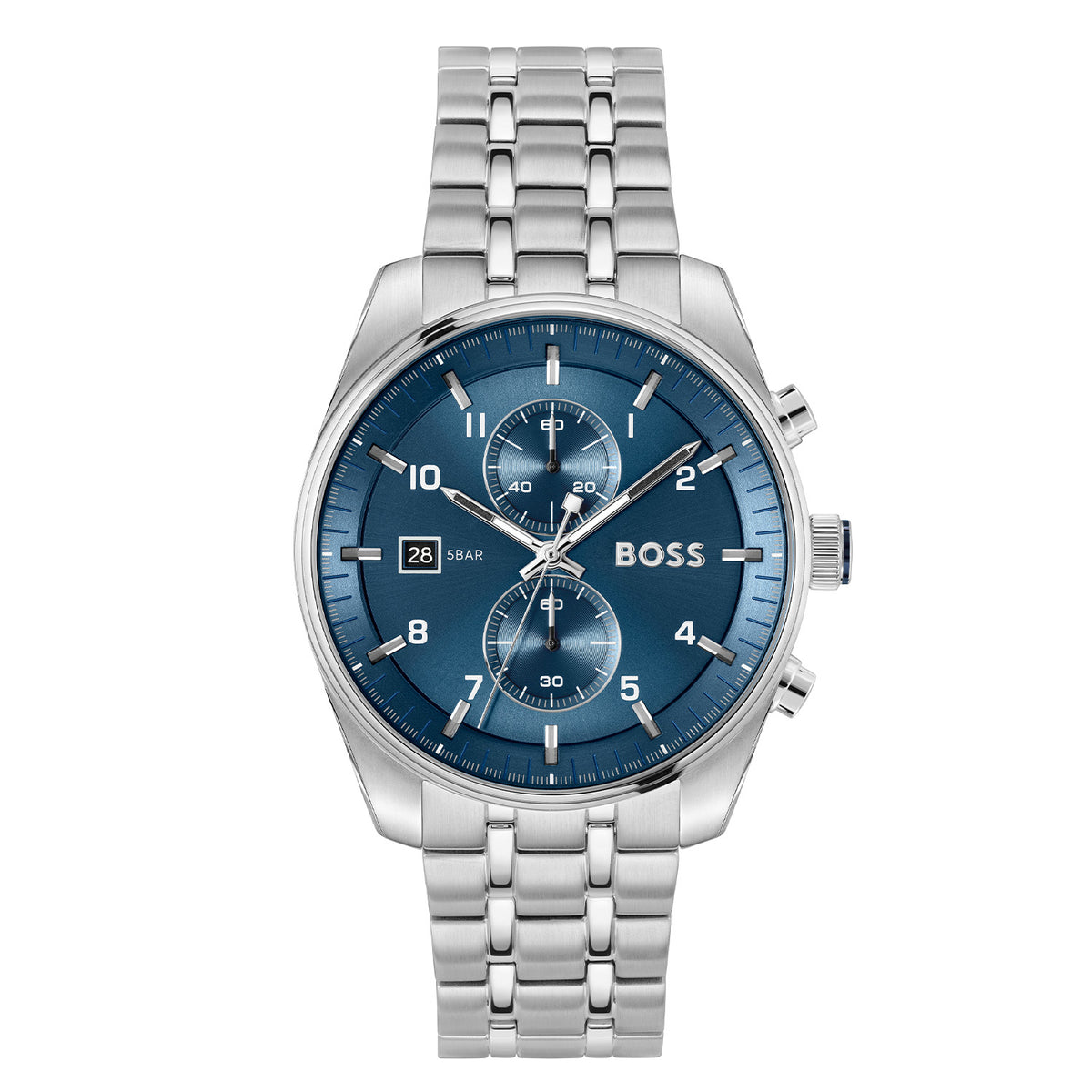 Hugo Boss Skytraveller Silver Men's Watch HB1514216