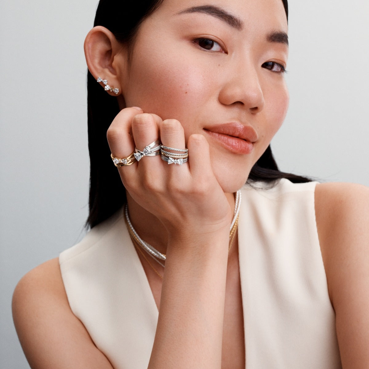 Pandora Timeless 925 Sterling Silver Ring 193553C01-54