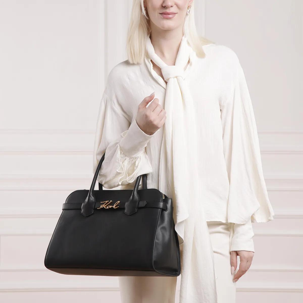 Karl Lagerfeld Black Tote Bag 2001-A0491524